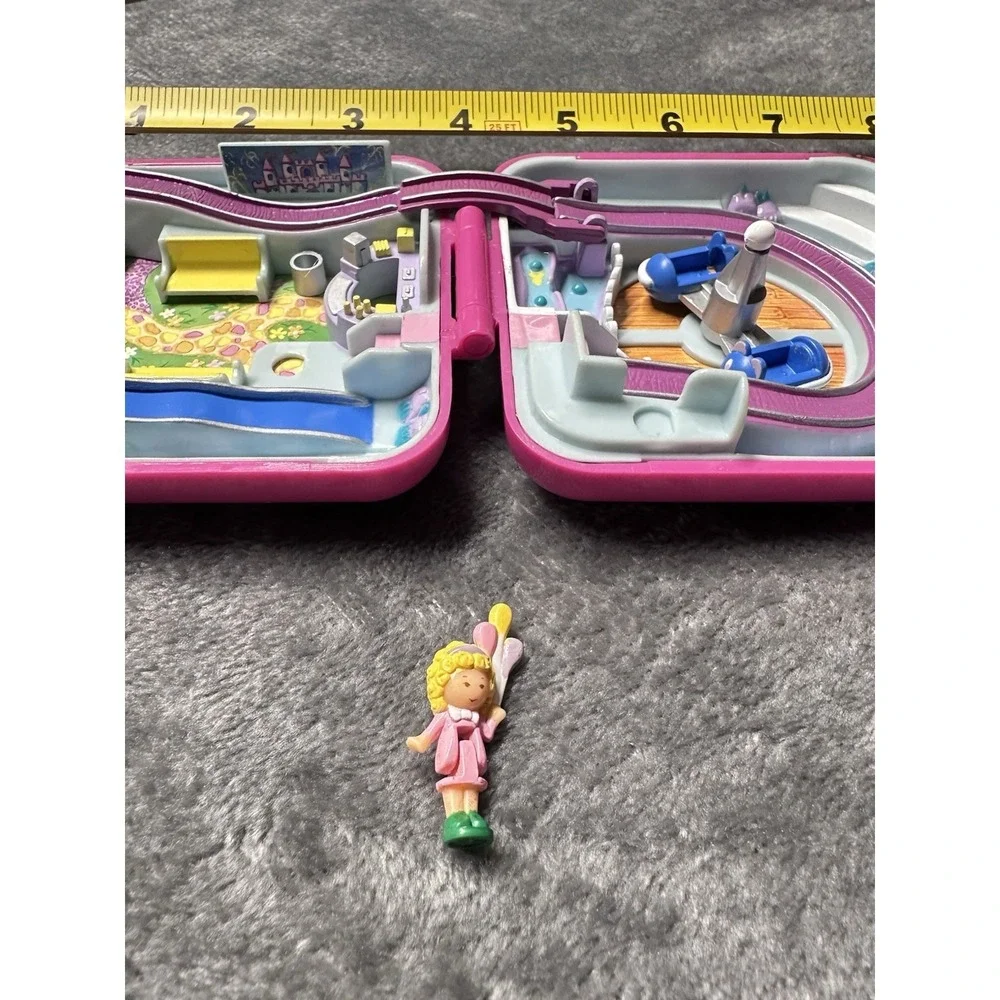 Vintage Polly Pocket 1989 Polly's World Fun Fair Amusement Park Figure Bluebird
